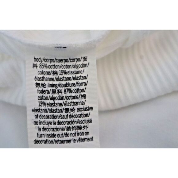 PINK  x Victoria's Secret Women's Sz XL White Ribbed Square Neck Active Dress - Picture 5 of 13